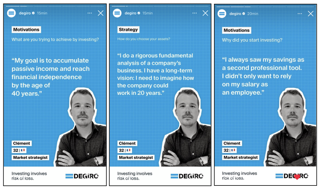 Échange entre Clément Brilland et le broker Degiro en 2022